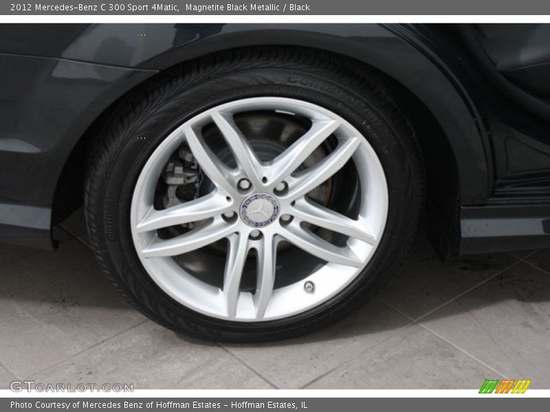 Magnetite Black Metallic / Black 2012 Mercedes-Benz C 300 Sport 4Matic