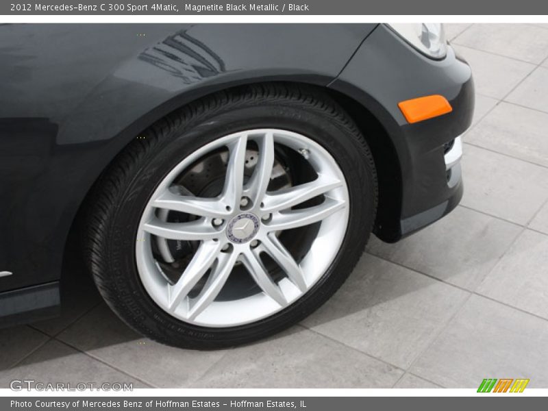 Magnetite Black Metallic / Black 2012 Mercedes-Benz C 300 Sport 4Matic