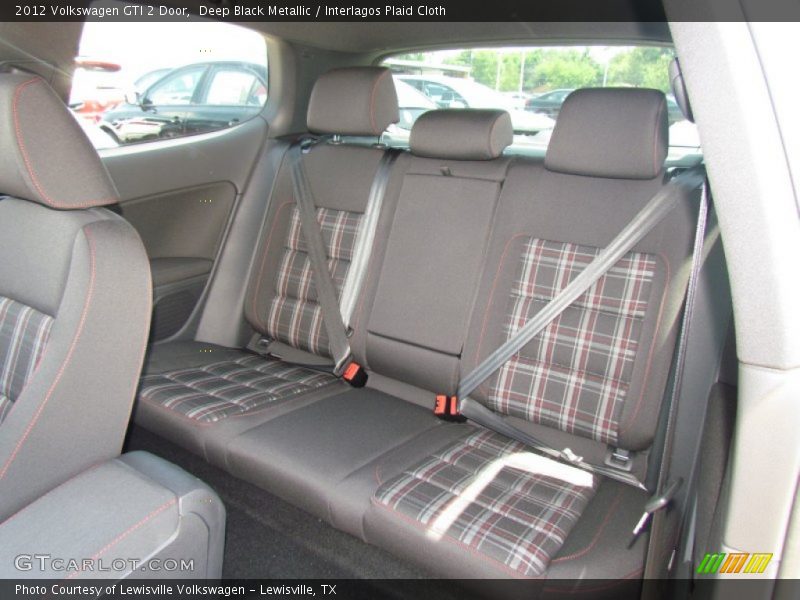 Deep Black Metallic / Interlagos Plaid Cloth 2012 Volkswagen GTI 2 Door