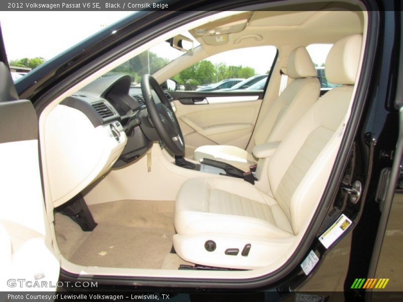 Black / Cornsilk Beige 2012 Volkswagen Passat V6 SE