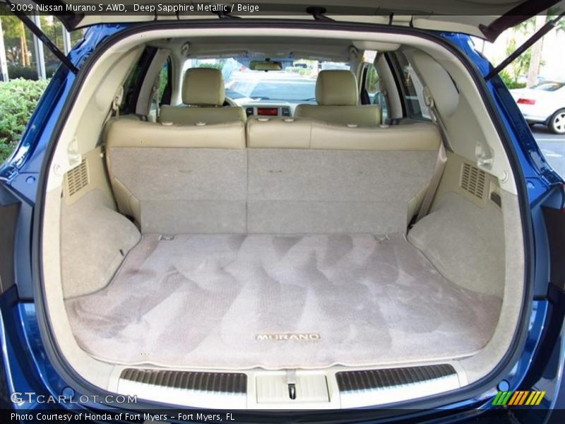 Deep Sapphire Metallic / Beige 2009 Nissan Murano S AWD