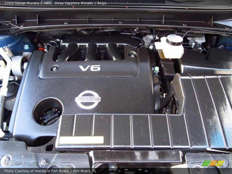 Deep Sapphire Metallic / Beige 2009 Nissan Murano S AWD