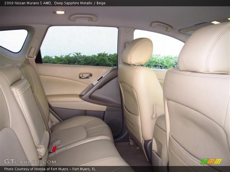 Deep Sapphire Metallic / Beige 2009 Nissan Murano S AWD