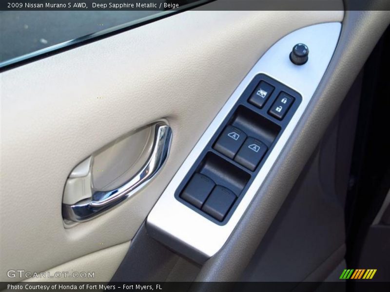 Deep Sapphire Metallic / Beige 2009 Nissan Murano S AWD