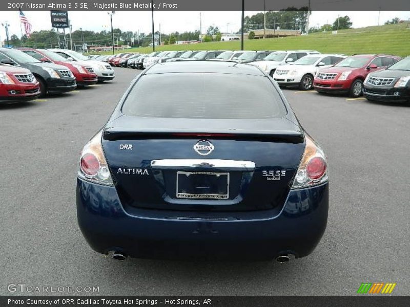 Majestic Blue Metallic / Frost 2007 Nissan Altima 3.5 SE