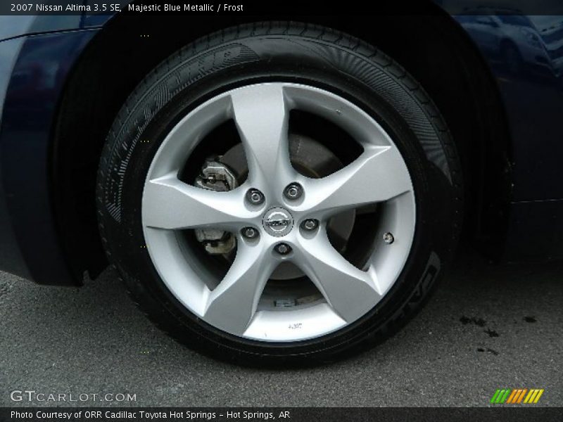 Majestic Blue Metallic / Frost 2007 Nissan Altima 3.5 SE