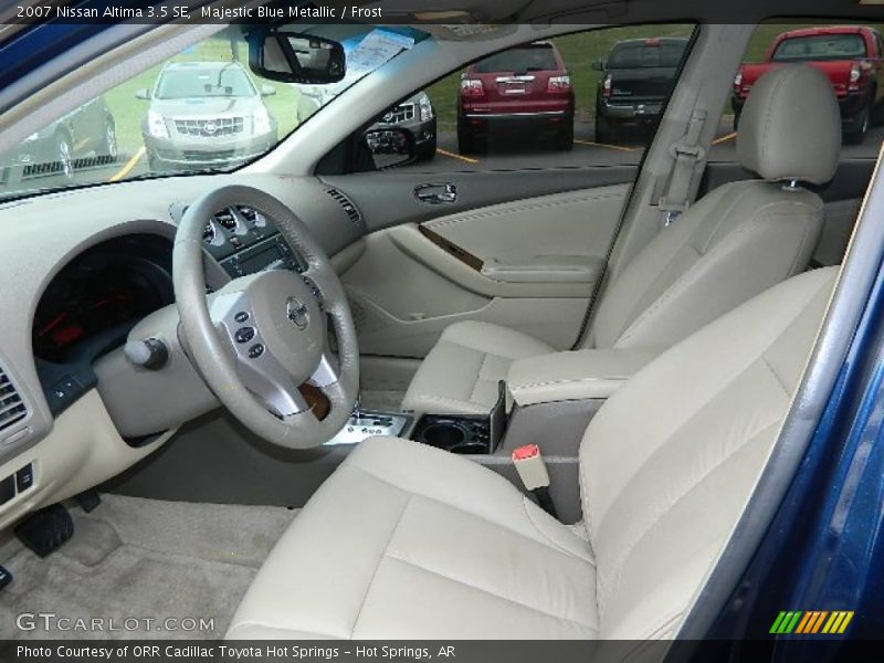 Majestic Blue Metallic / Frost 2007 Nissan Altima 3.5 SE