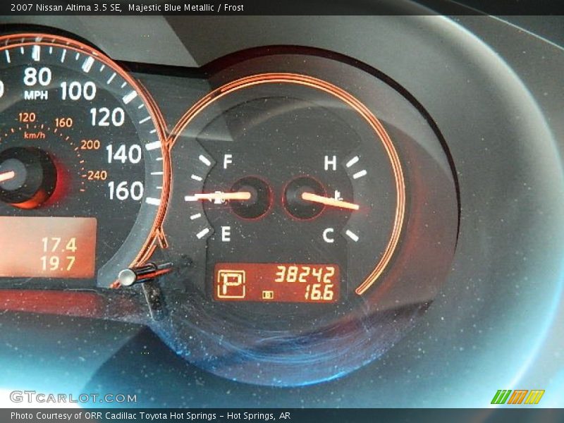 Majestic Blue Metallic / Frost 2007 Nissan Altima 3.5 SE
