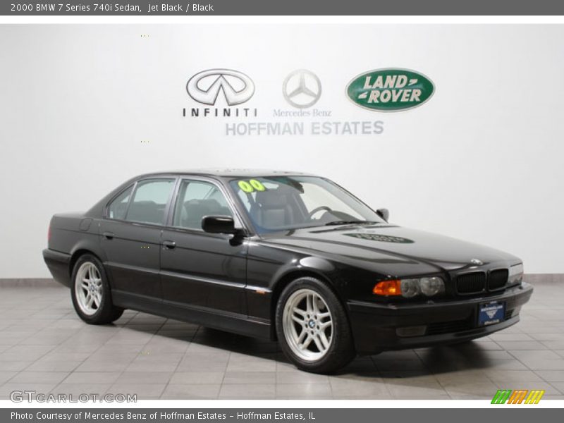 Jet Black / Black 2000 BMW 7 Series 740i Sedan