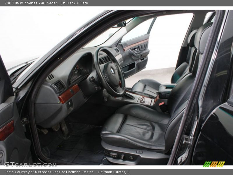 Jet Black / Black 2000 BMW 7 Series 740i Sedan