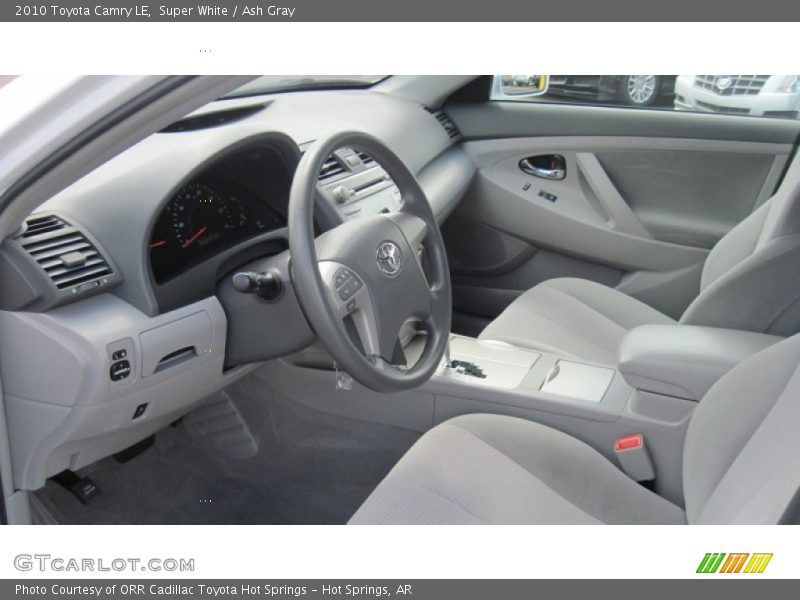 Super White / Ash Gray 2010 Toyota Camry LE