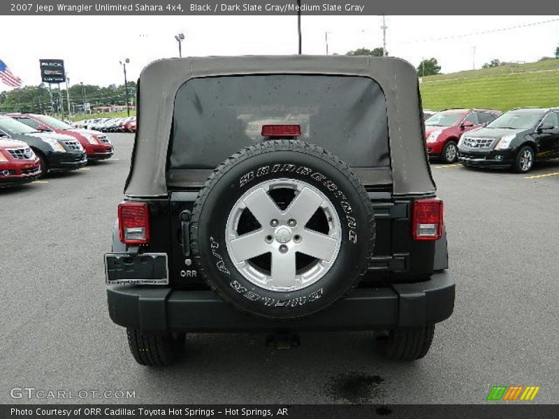 Black / Dark Slate Gray/Medium Slate Gray 2007 Jeep Wrangler Unlimited Sahara 4x4