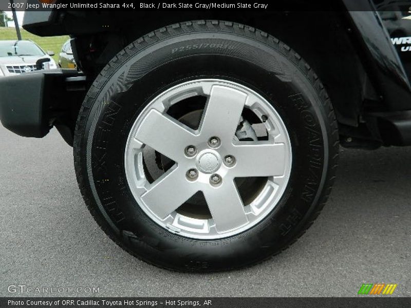 Black / Dark Slate Gray/Medium Slate Gray 2007 Jeep Wrangler Unlimited Sahara 4x4