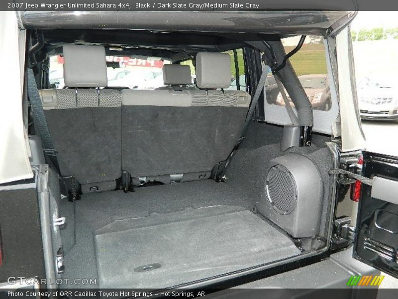 Black / Dark Slate Gray/Medium Slate Gray 2007 Jeep Wrangler Unlimited Sahara 4x4