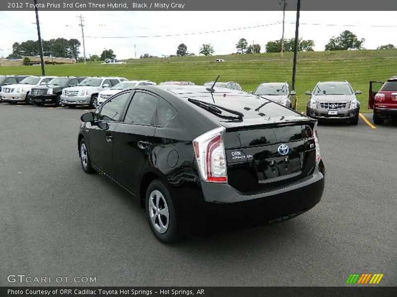 Black / Misty Gray 2012 Toyota Prius 3rd Gen Three Hybrid