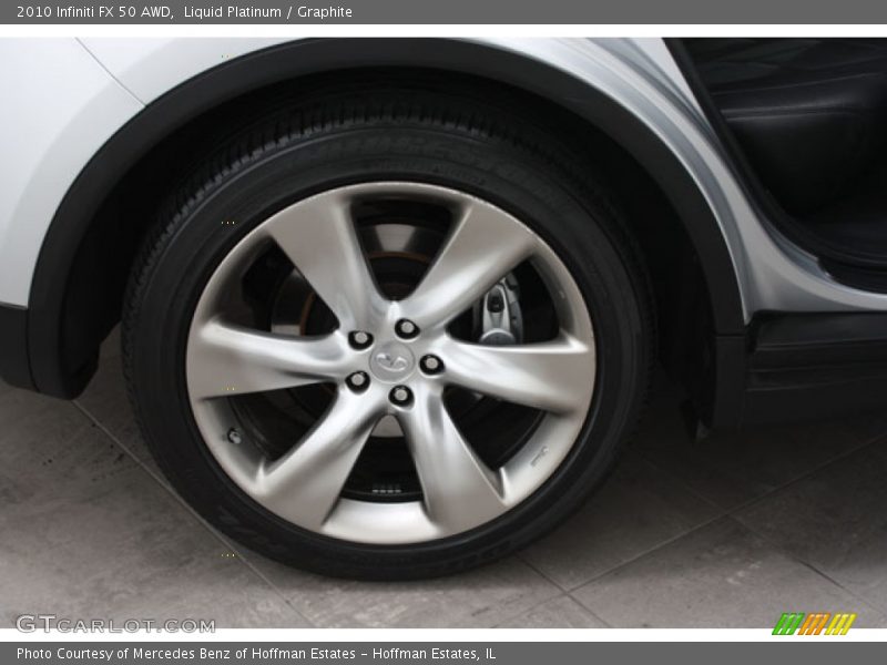 Liquid Platinum / Graphite 2010 Infiniti FX 50 AWD