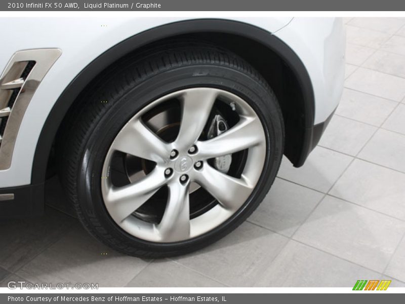 Liquid Platinum / Graphite 2010 Infiniti FX 50 AWD