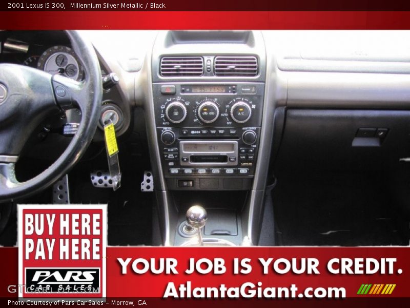 Millennium Silver Metallic / Black 2001 Lexus IS 300