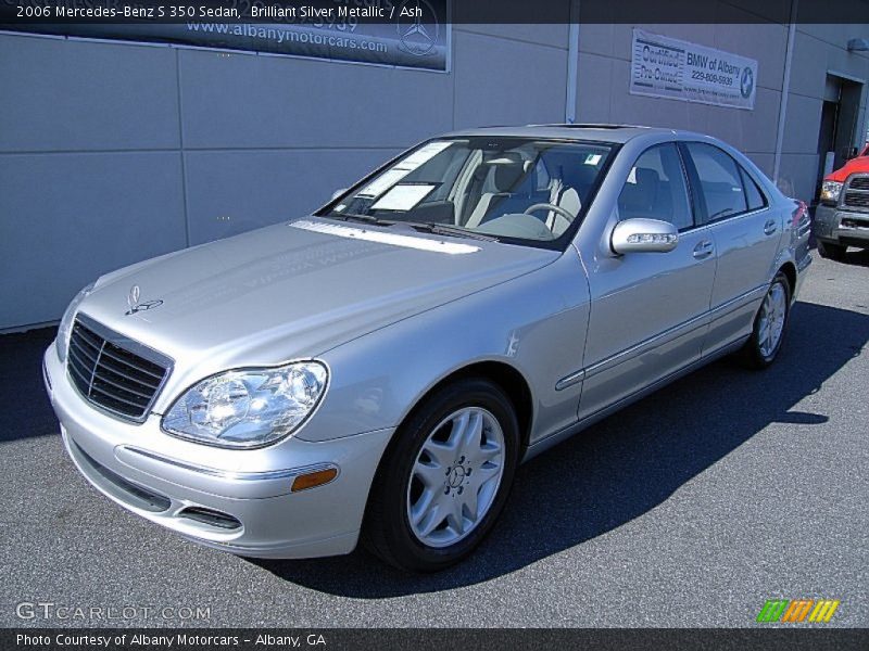 Brilliant Silver Metallic / Ash 2006 Mercedes-Benz S 350 Sedan