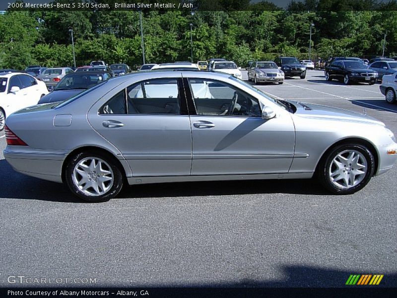 Brilliant Silver Metallic / Ash 2006 Mercedes-Benz S 350 Sedan