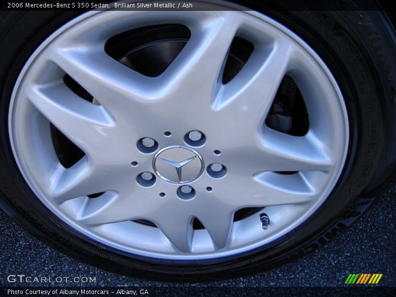 Brilliant Silver Metallic / Ash 2006 Mercedes-Benz S 350 Sedan
