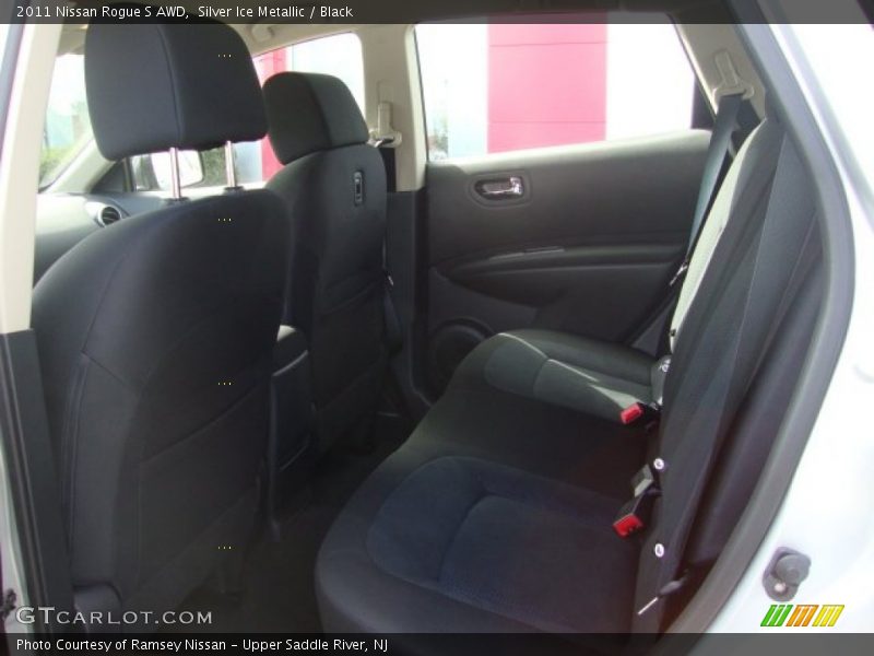 Silver Ice Metallic / Black 2011 Nissan Rogue S AWD