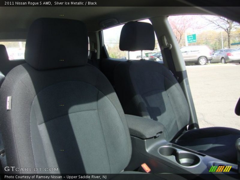 Silver Ice Metallic / Black 2011 Nissan Rogue S AWD