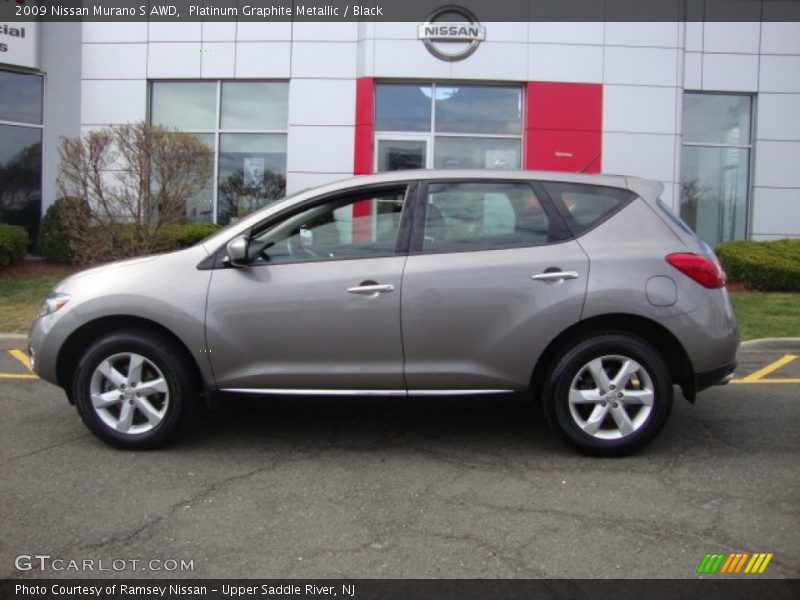 Platinum Graphite Metallic / Black 2009 Nissan Murano S AWD