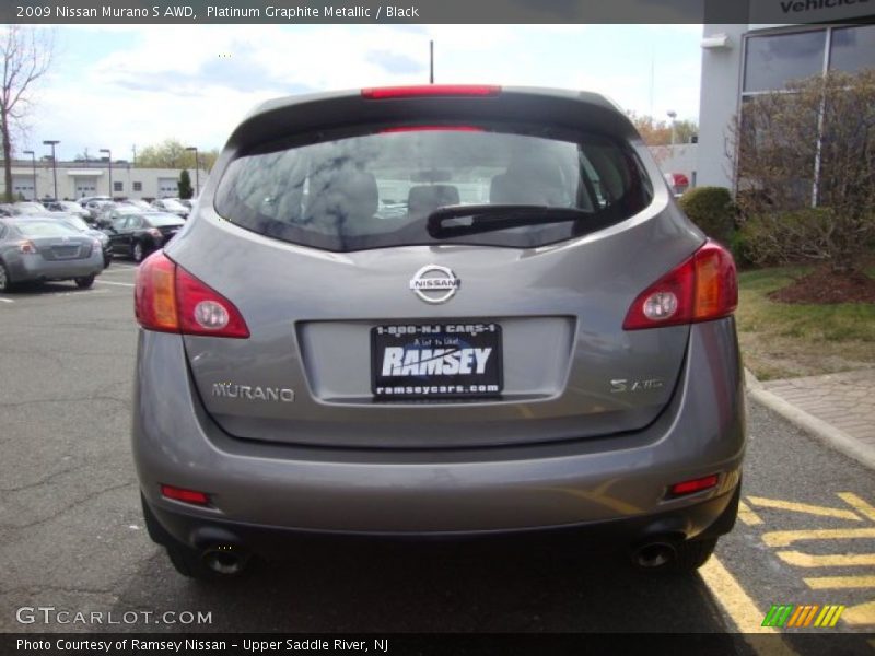 Platinum Graphite Metallic / Black 2009 Nissan Murano S AWD