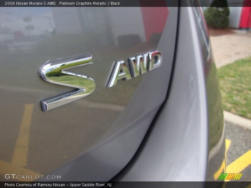 Platinum Graphite Metallic / Black 2009 Nissan Murano S AWD