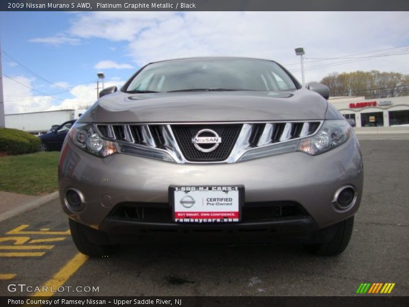 Platinum Graphite Metallic / Black 2009 Nissan Murano S AWD
