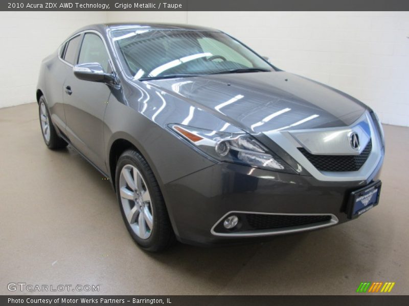 Grigio Metallic / Taupe 2010 Acura ZDX AWD Technology