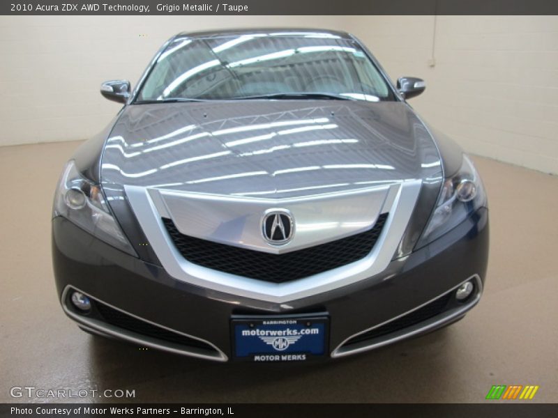 Grigio Metallic / Taupe 2010 Acura ZDX AWD Technology