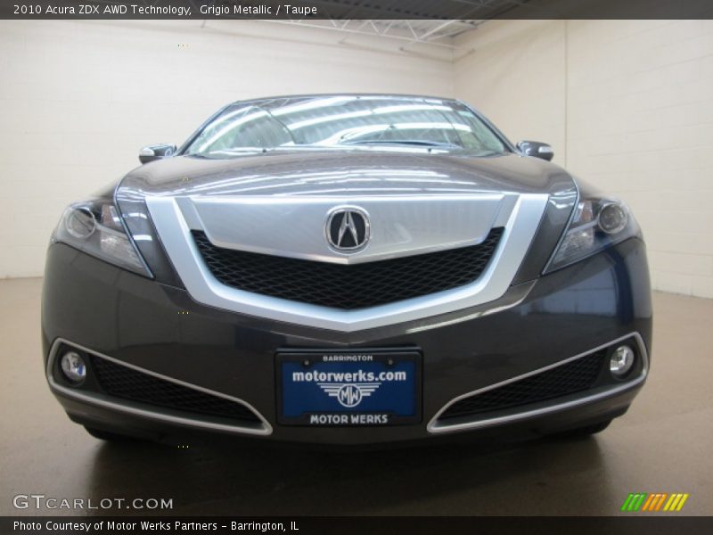 Grigio Metallic / Taupe 2010 Acura ZDX AWD Technology