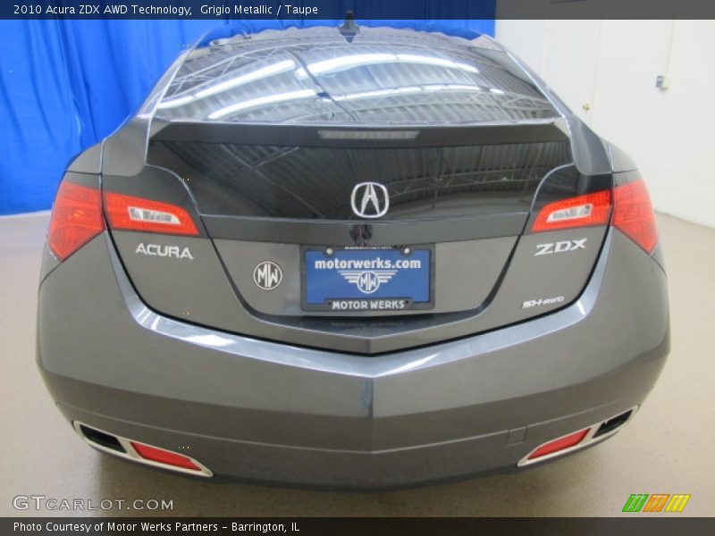 Grigio Metallic / Taupe 2010 Acura ZDX AWD Technology