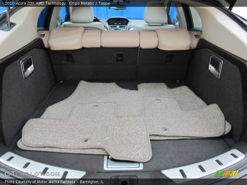 Grigio Metallic / Taupe 2010 Acura ZDX AWD Technology