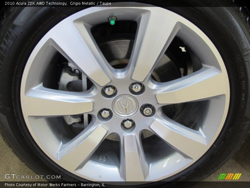 Grigio Metallic / Taupe 2010 Acura ZDX AWD Technology