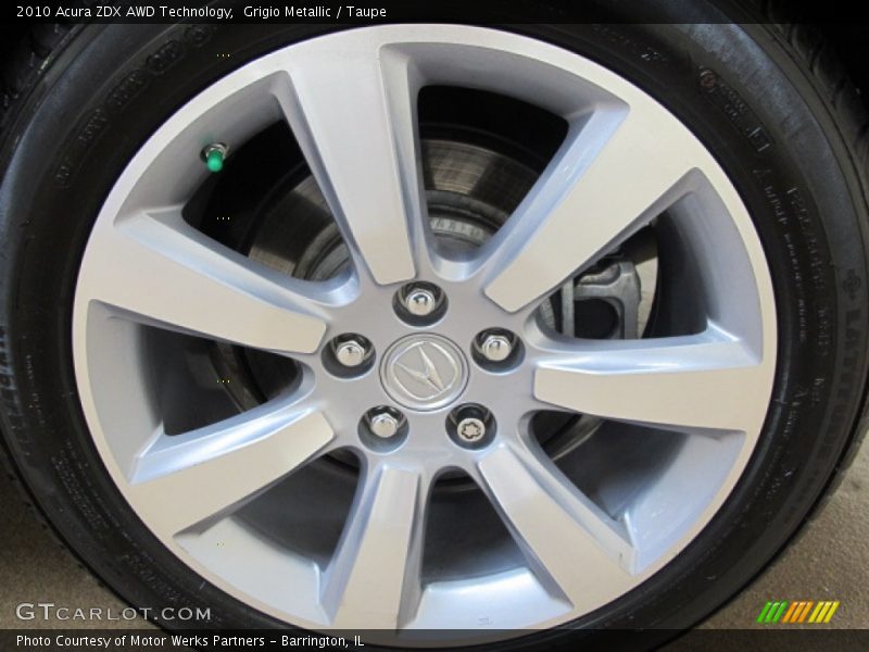 Grigio Metallic / Taupe 2010 Acura ZDX AWD Technology