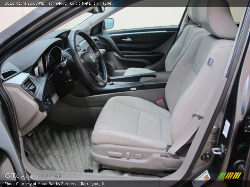 Grigio Metallic / Taupe 2010 Acura ZDX AWD Technology