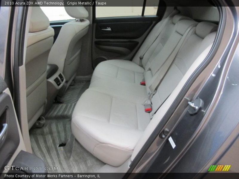 Grigio Metallic / Taupe 2010 Acura ZDX AWD Technology