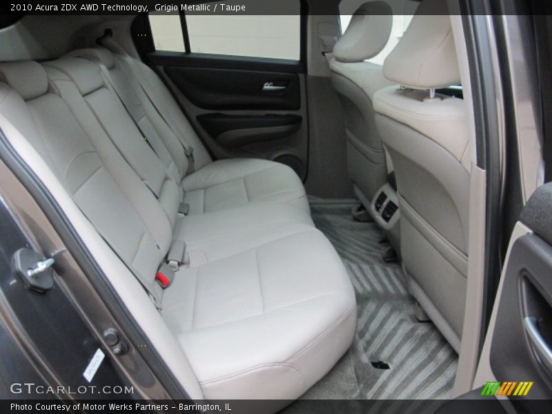 Grigio Metallic / Taupe 2010 Acura ZDX AWD Technology