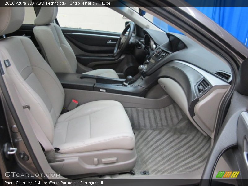Grigio Metallic / Taupe 2010 Acura ZDX AWD Technology