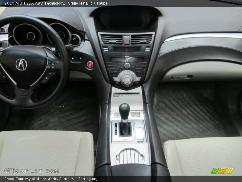 Grigio Metallic / Taupe 2010 Acura ZDX AWD Technology