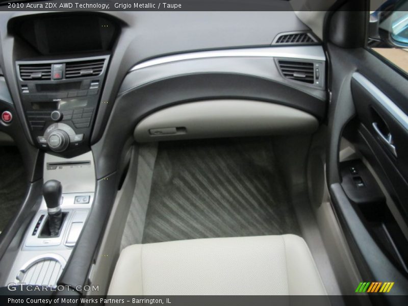 Grigio Metallic / Taupe 2010 Acura ZDX AWD Technology
