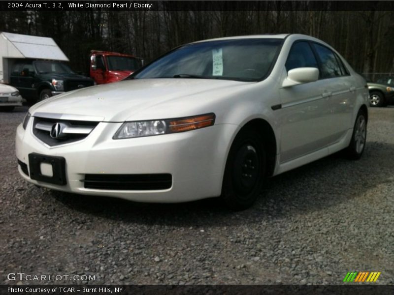 White Diamond Pearl / Ebony 2004 Acura TL 3.2