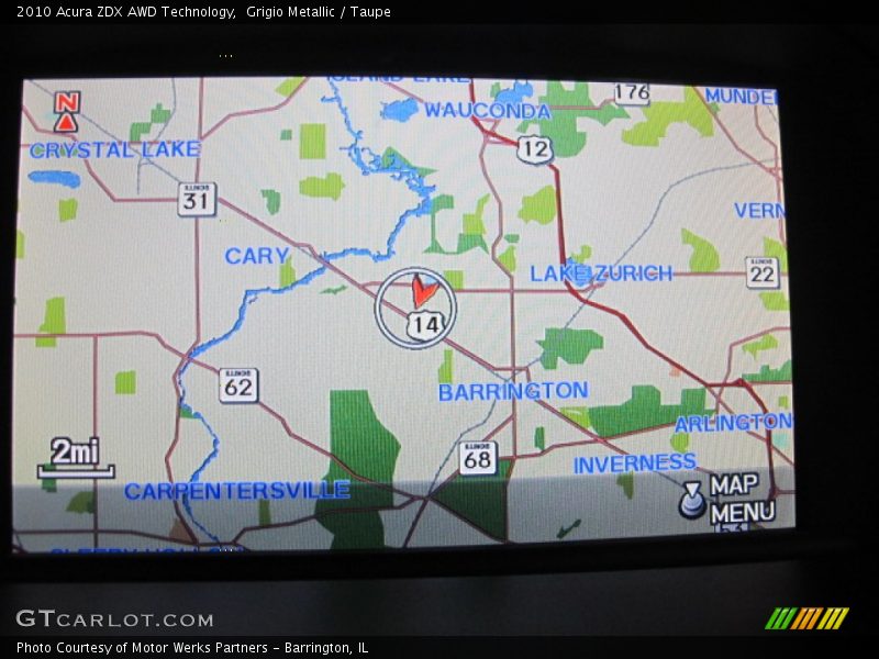 Grigio Metallic / Taupe 2010 Acura ZDX AWD Technology