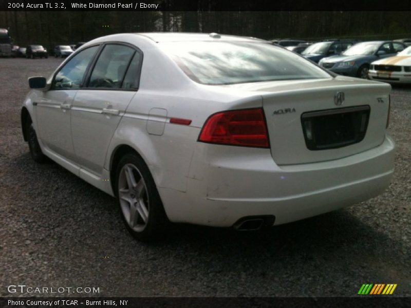 White Diamond Pearl / Ebony 2004 Acura TL 3.2