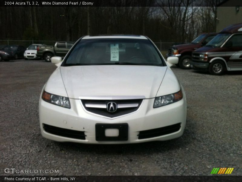 White Diamond Pearl / Ebony 2004 Acura TL 3.2