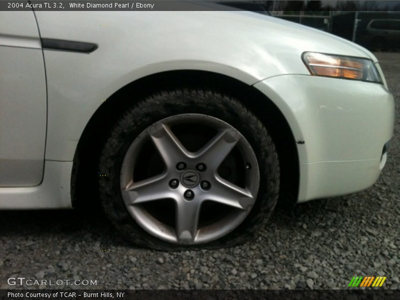 White Diamond Pearl / Ebony 2004 Acura TL 3.2