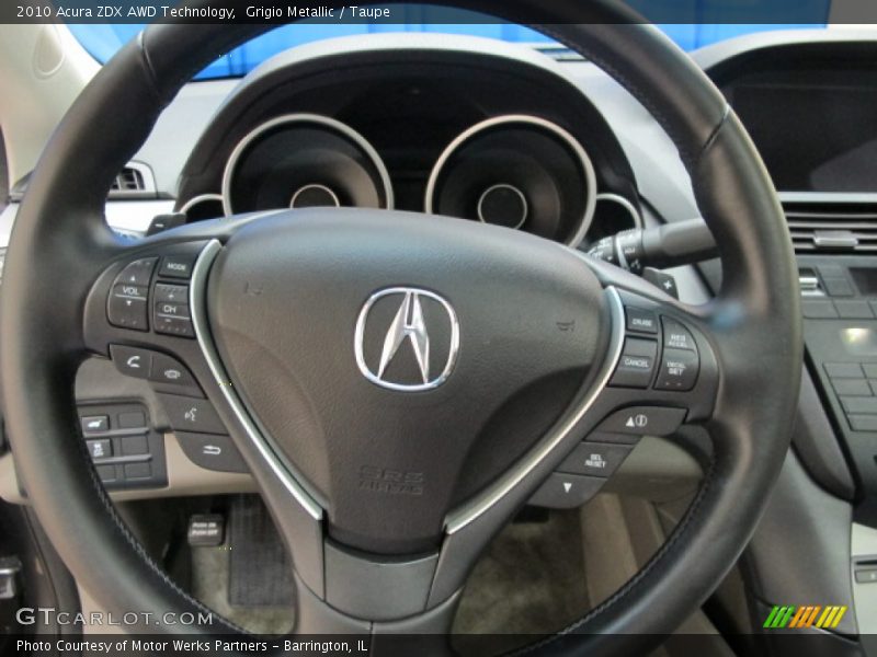 Grigio Metallic / Taupe 2010 Acura ZDX AWD Technology